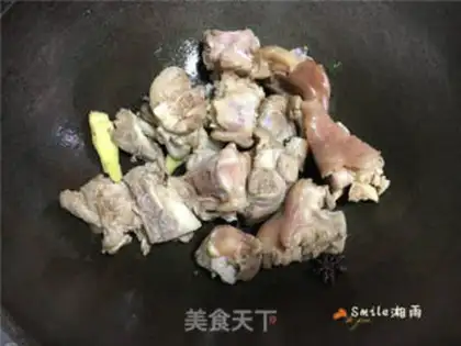 Make ♪ The date-black beans and pig hoof ♪ step 1