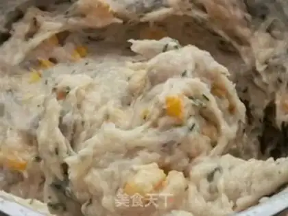 Make Chicken chest shrimp balls step 4