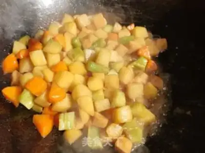 Make The greens are about four pieces step 10