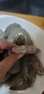 Make Garlic shrimp step 1