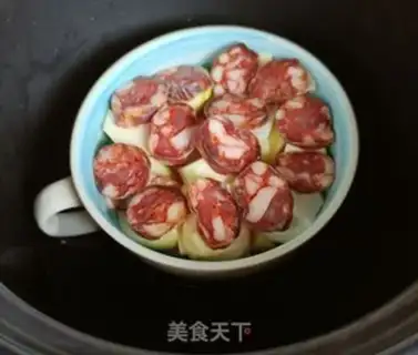 Make Spicy sausage, taro step 5