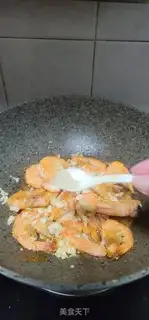 Make Garlic shrimp step 8