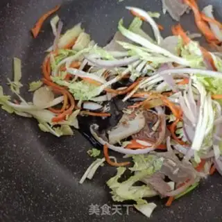 Make Pumpkin, fried rice step 11