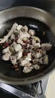 Make Chicken stew mushrooms step 5