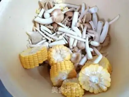 Make Mushroom corn soup step 0