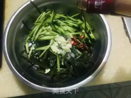 Make Ribbon cucumber step 4