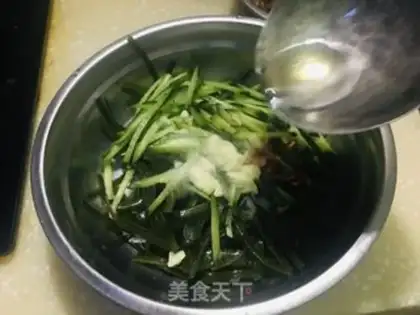 Make Ribbon cucumber step 5
