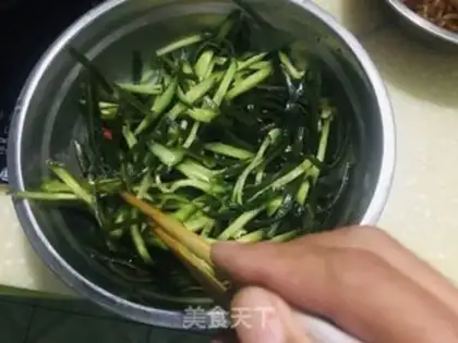 Make Ribbon cucumber step 6