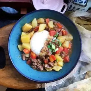 Make curry beef cover step 14