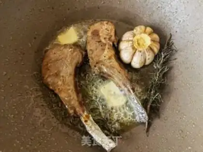 Make Rosemary garlic and French lamb chops step 7