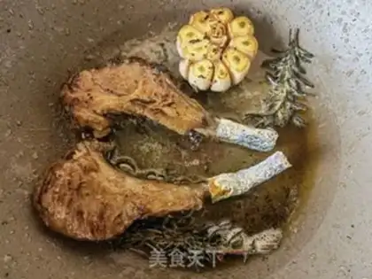 Make Rosemary garlic and French lamb chops step 8