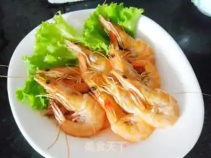 Make Shrimp burning in yellow step 9