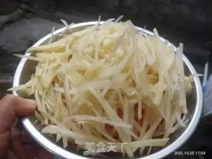 Make Potato carrots step 0