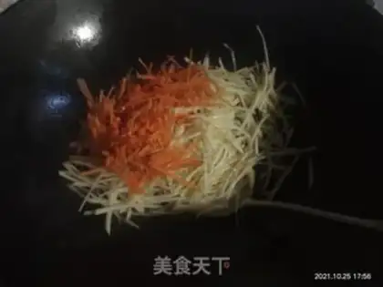 Make Potato carrots step 1