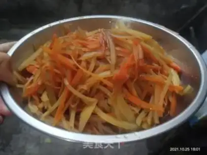 Make Potato carrots step 4