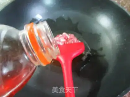 Make ♪ The pickles of the meat and the fruit ♪ step 4