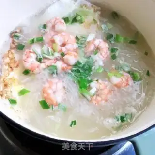Make Shrimp omelet soup step 8