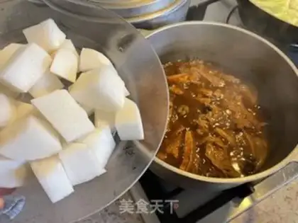 Make Cow pit radish step 6