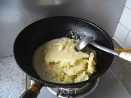 Make Cheese egg sour mashed potatoes step 7