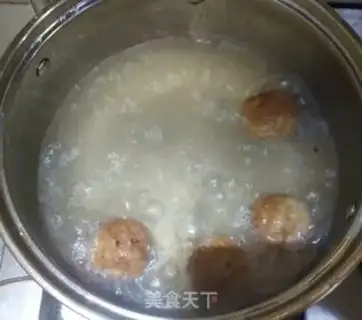 Make Shandong meatballs step 11