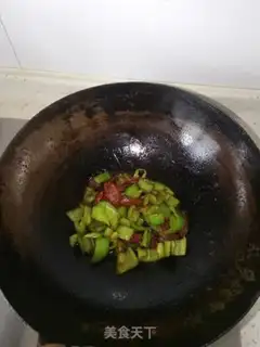Make Pry pepper fried sausage step 6