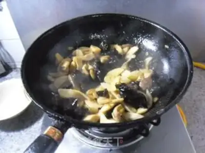 Make The fungus black cabbage step 9