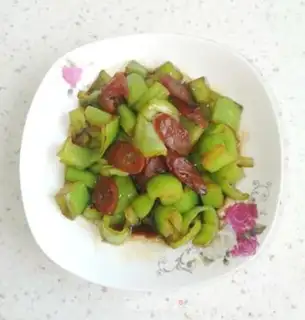 Make Pry pepper fried sausage step 7