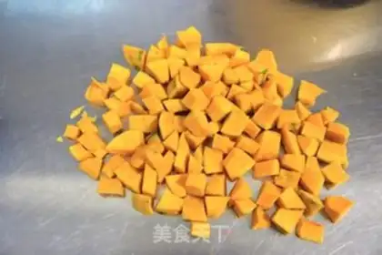 Make Pumpkin rice step 3