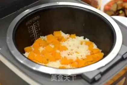Make Pumpkin rice step 7