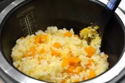 Make Pumpkin rice step 8
