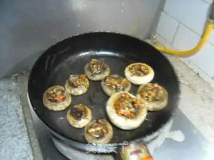 Make Cooking mushrooms step 8