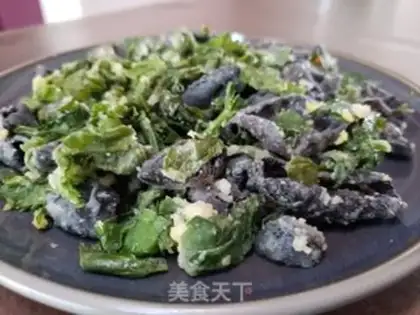Make Steamed celery leaves step 9