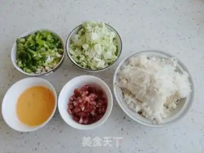 Make Weenie fried rice step 0