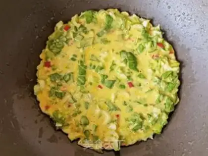 Make Pickle egg pancakes step 12