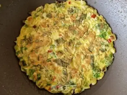 Make Pickle egg pancakes step 14