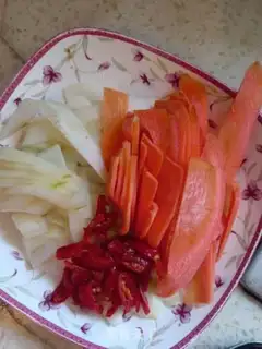 Make Sausage, red and yellow step 0