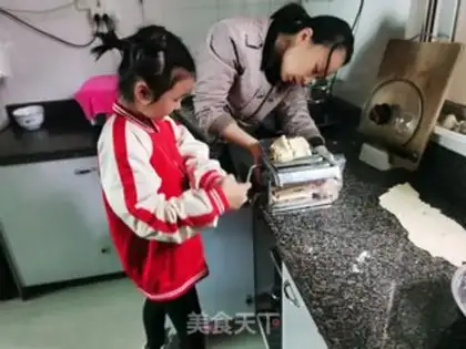 Make Homemade corn noodles step 2