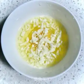 Make Cheese tofu eggs step 2