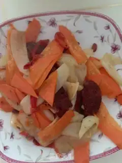 Make Sausage, red and yellow step 4