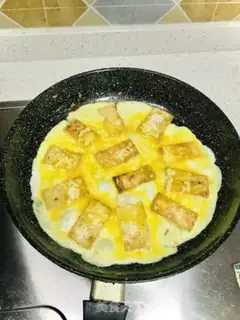 Make Cheese tofu eggs step 5