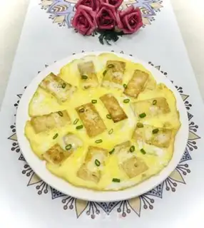 Make Cheese tofu eggs step 6