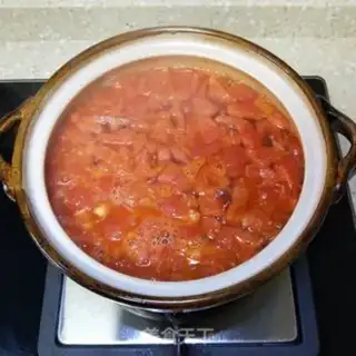 Make Tomato eggs and tofu step 5