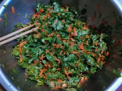 Make Collapse carrots step 2