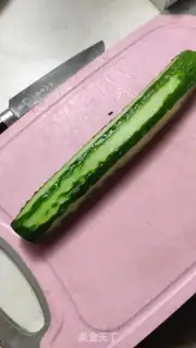 Make Egg sauce cucumber step 1