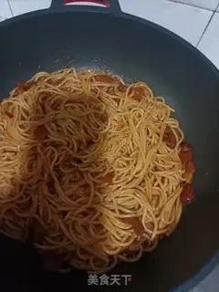 Make Hot turkey. Noodles step 4