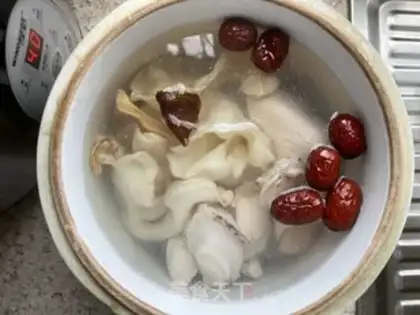 Make Abalone geled chicken chest step 5