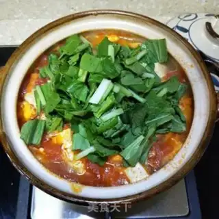 Make Tomato eggs and tofu step 8