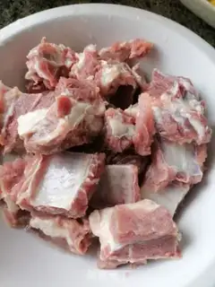 Make Potato burn ribs step 0