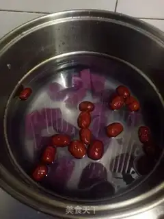 Make Potato rice congee step 1