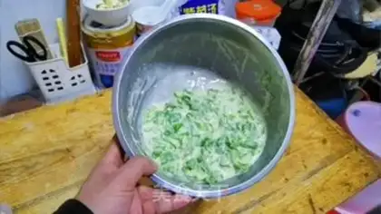 Make Vegetable milk eggcake step 5